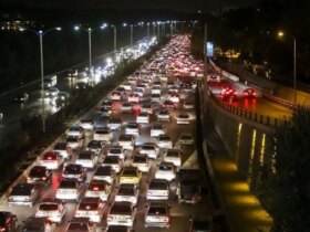 پنج کیلومتری ترافیک در کندووان و هاراز