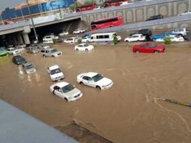 تغییرات آب و هوایی عجیب در عربستان سعودی