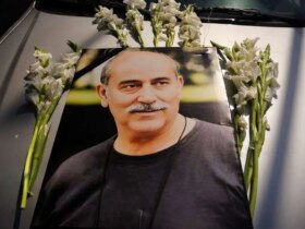 تصاویر متن و مراسم تشییع جنازه بازیگر سینمای مهداد فالهاتگار