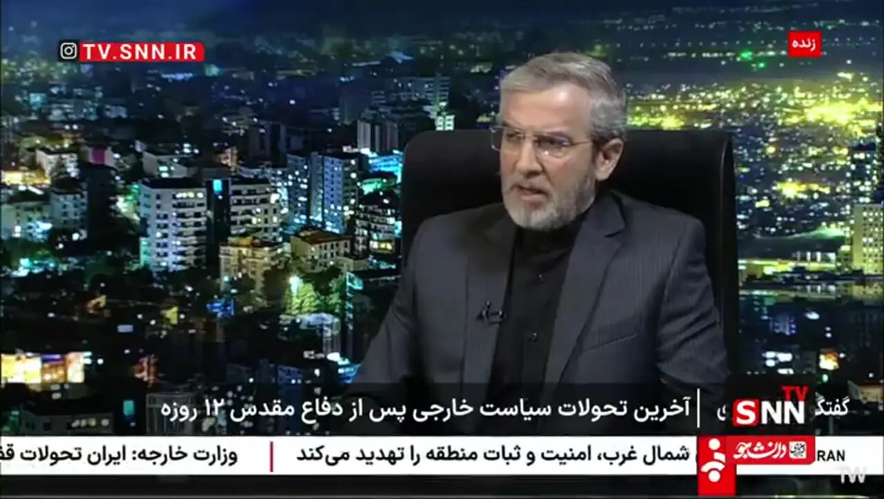 Bagheri Kenny: جمهوری اسلامی به راحتی از Zangar عبور نمی کند