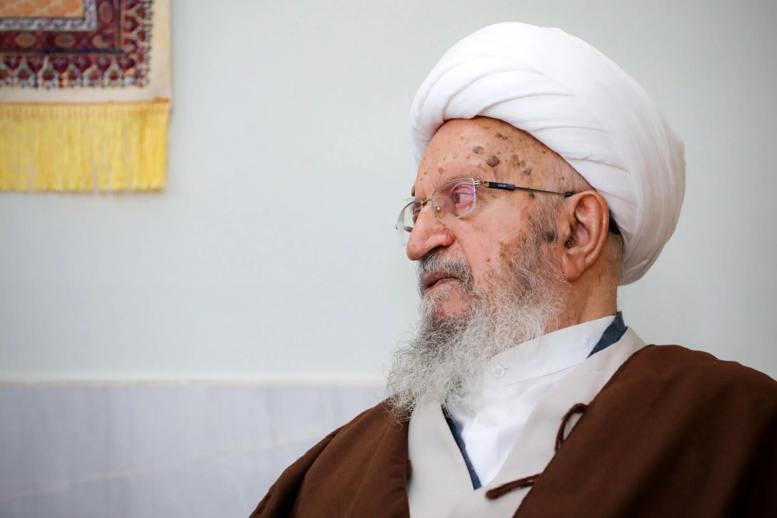 ayatollah makaremshirazi در arbaeen پیاده روی