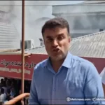 آتش سوزی در مجتمع تجاری Hazar Bandar Anzali