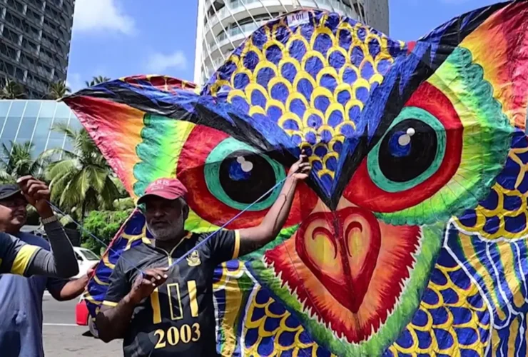 برای دیدن جشنواره بادبادک در کلمبو