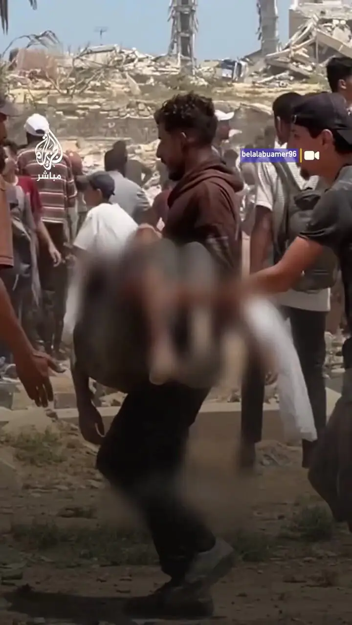 برای دیدن مرگ دلهره آور یک کودک فلسطینی در نتیجه فروپاشی جعبه کمک هوا در سر