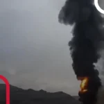 برای دیدن یک انفجار وحشتناک در صنعا به دنبال حمله اسرائیل