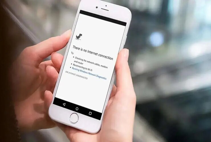برق بریده شده است. ما اینترنت نداریم!