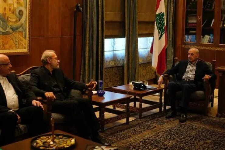 سفر لاریجانی به بیروت در رسانه های عبری