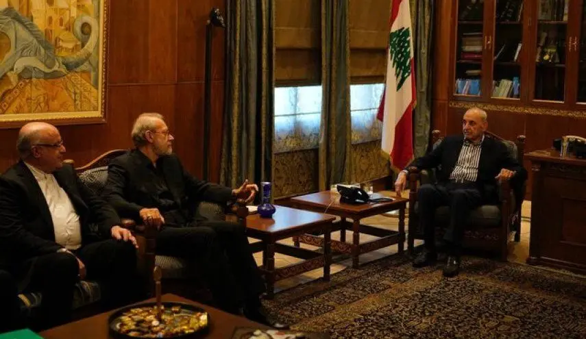 سفر لاریجانی به بیروت در رسانه های عبری