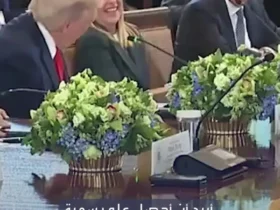 شوخی ترامپ با MERTS: من می خواهم مثل تو برنزه شوم!