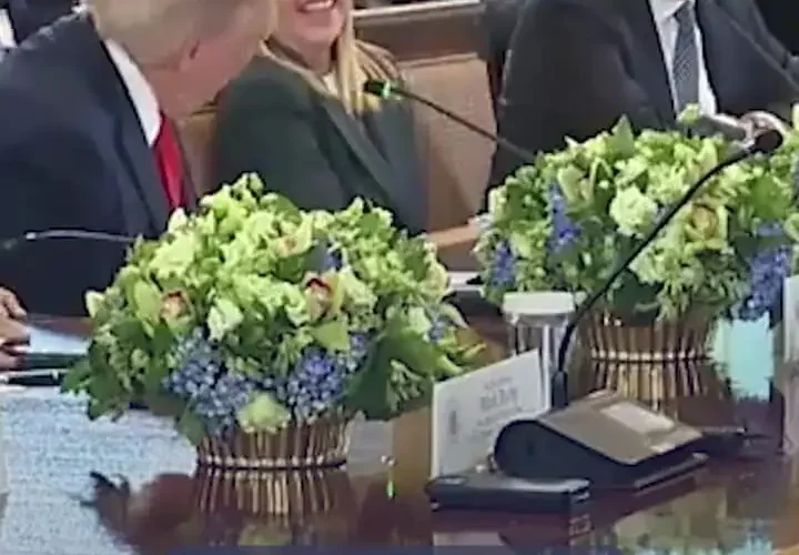 شوخی ترامپ با MERTS: من می خواهم مثل تو برنزه شوم! 32 شوخی ترامپ با MERTS: من می خواهم مثل تو برنزه شوم!