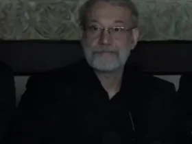پاسخ علی لاریجانی به قطع برق در کنفرانس خبری بیروت