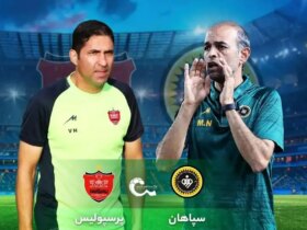 پوشش زنده ؛ Sepahan 1 - 2 Persepolis نیمه دوم: جنگ ادامه می یابد
