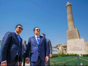 تصاویر پس از نابودی داعش ، مسجد آل -نوری در موصل را مجدداً بازگشایی می کند