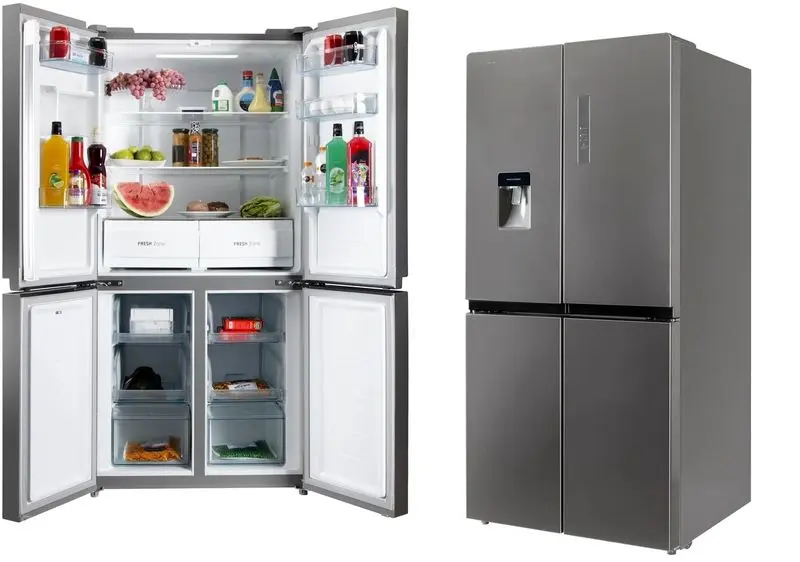 یخچال و فریزر Yan -by- به همراه مدل Pakshuma 4d RDP 530 W مدل