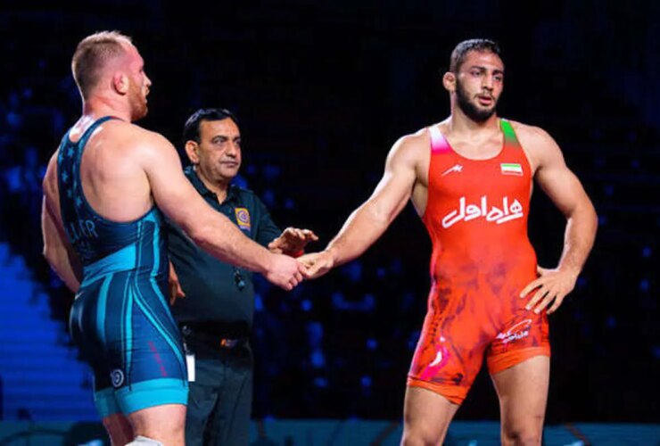 ترس کایل اسنایدر از امیر علی آذاریرا قبل از فینال کشتی جهانی