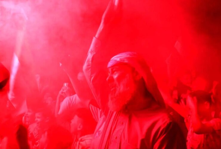 تصاویر جشن و جشن سوریه در حین سخنرانی سازمان ملل در سازمان ملل