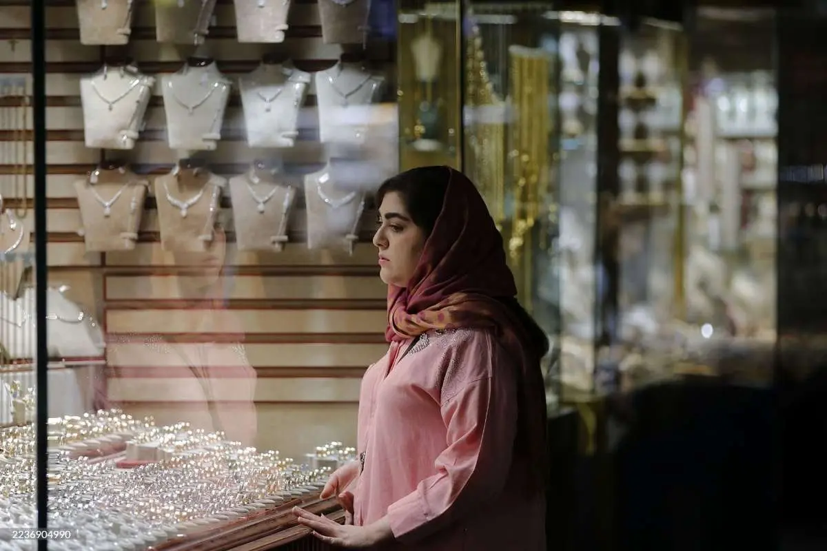 تصاویر رسانه های خارجی از بازار طلای تهران