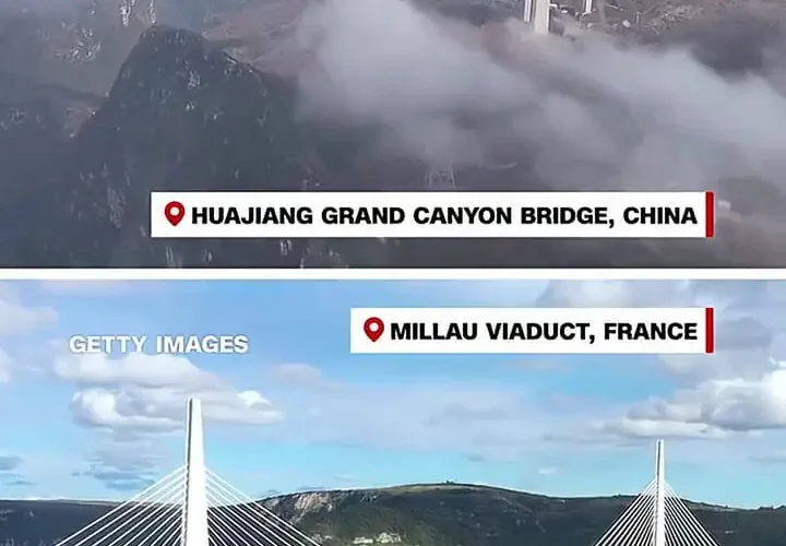 افتتاح بالاترین پل در جهان در چین 10 افتتاح بالاترین پل در جهان در چین