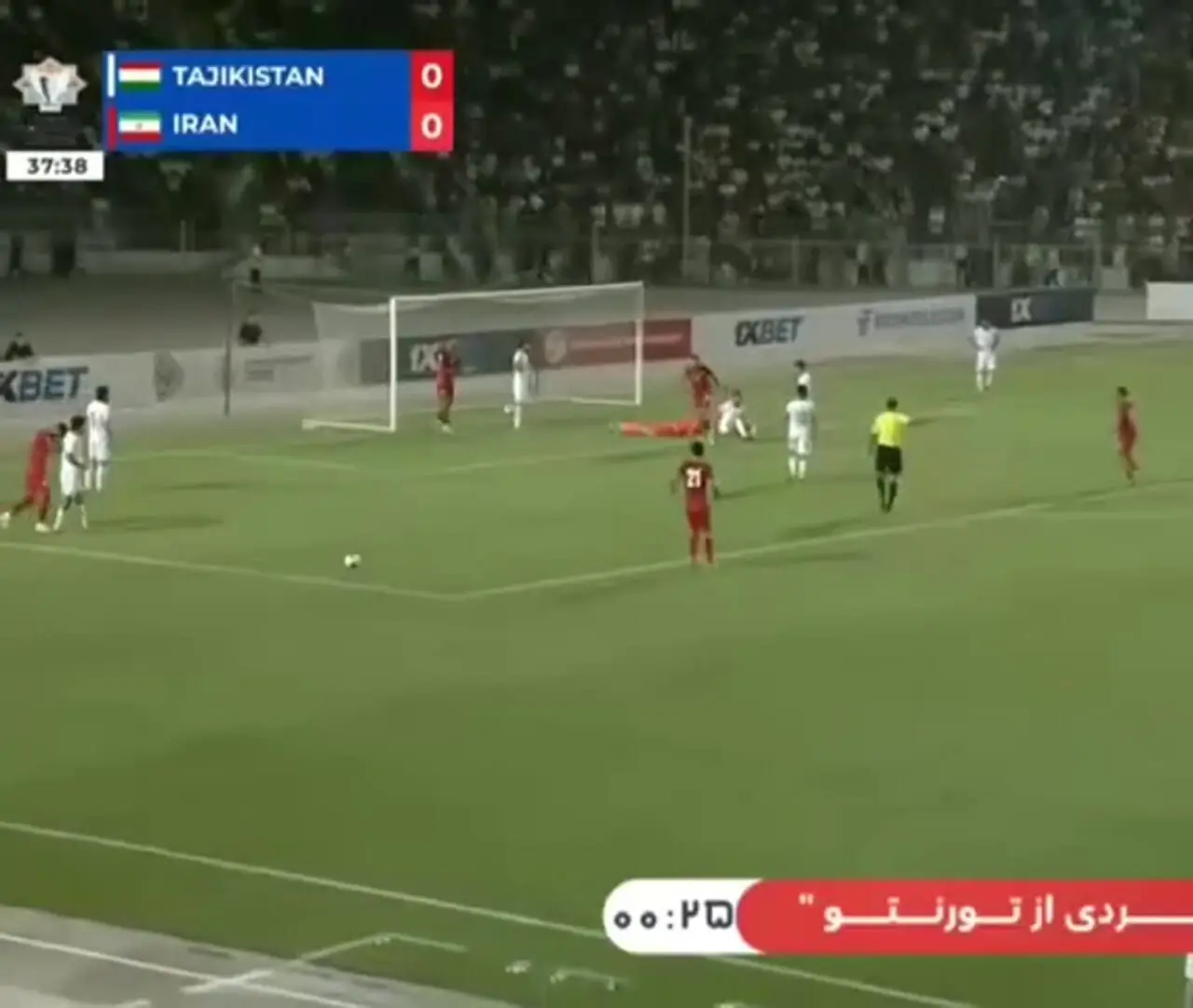 اولین هدف ایران به تاجیکستان توسط Mohebbi