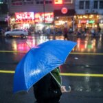 باران در جاده!