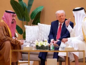 بازدید ترامپ و گروهی از رهبران عرب و مسلمان در نیویورک