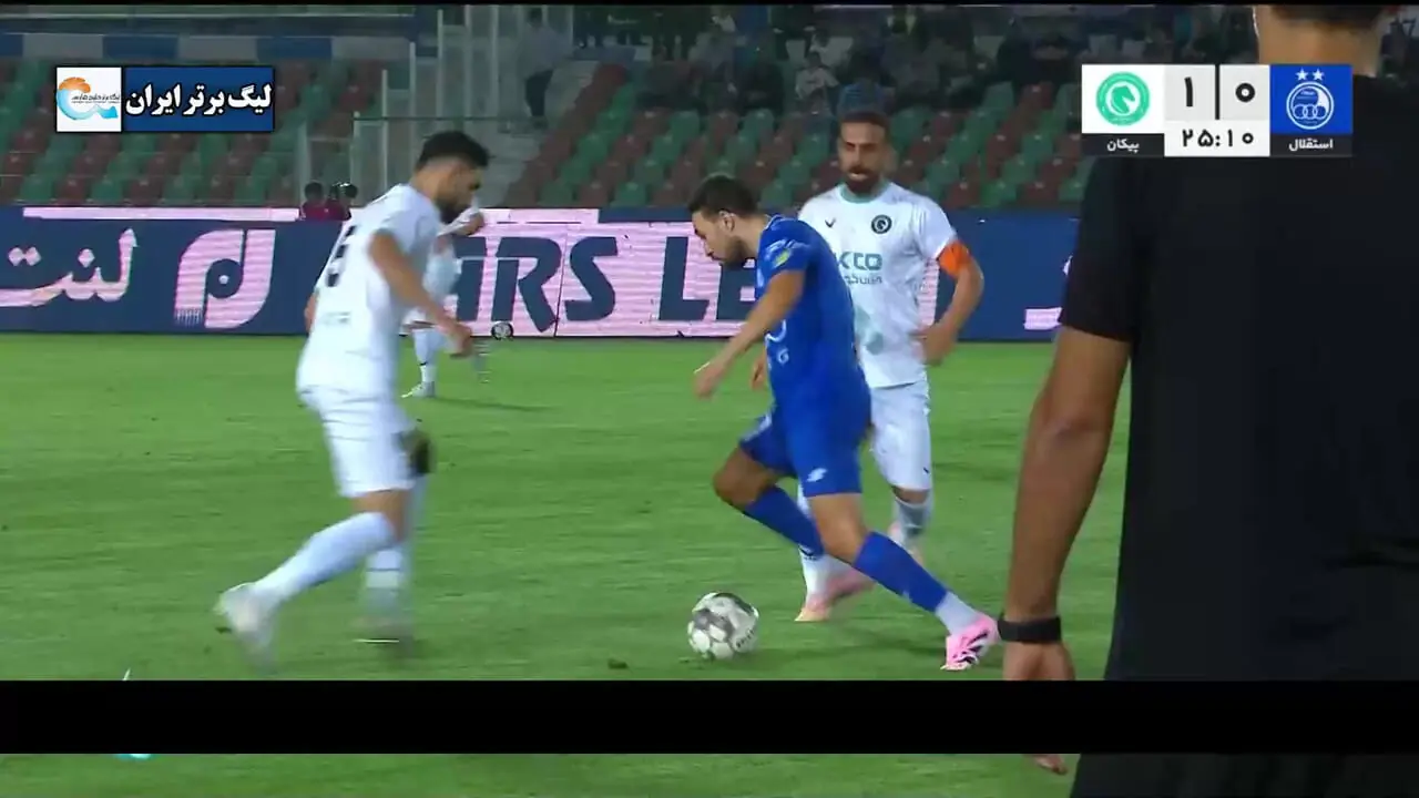 برای دیدن Player Milad Bagheri Arrow Player 5 دقیقه مقابل استقلال