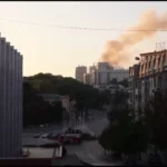 برای دیدن خسارت به ساختمان دولت اوکراین در حمله روسیه