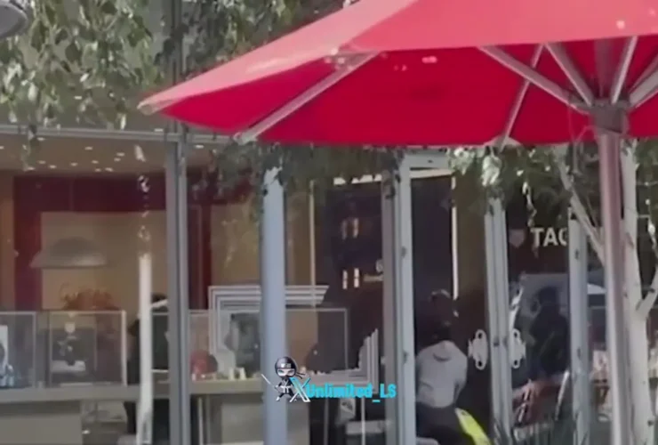 برای دیدن سرقت مسلحانه یک میلیون دلاری از فروشگاه جواهرات در کالیفرنیا