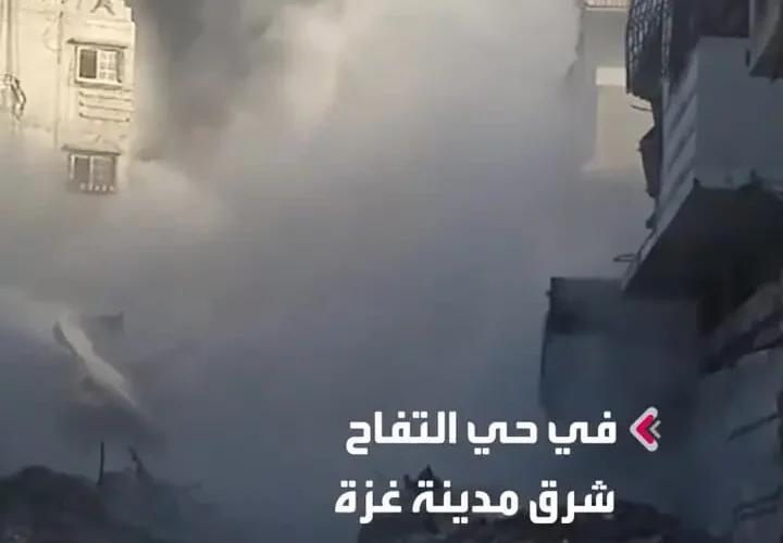 برای دیدن لحظه وحشتناک از بین بردن مسجد در غزه