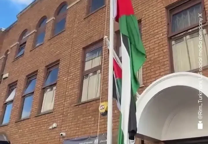 برای دیدن پرچم فلسطین در لندن برخاست 9 برای دیدن پرچم فلسطین در لندن برخاست