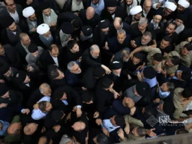 تصاویر مراسم تشییع جنازه آیت الله سیستانی