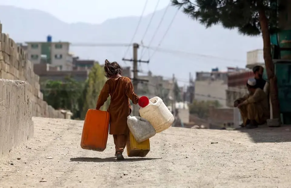 نوشیدن بحران آب در افغانستان