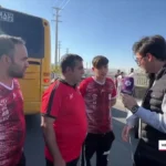 وجود هواداران مرد تراکتور با وجود محرومیت