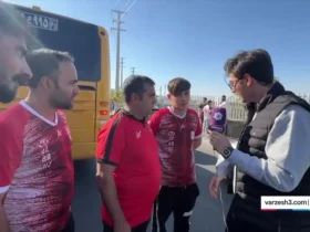 وجود هواداران مرد تراکتور با وجود محرومیت