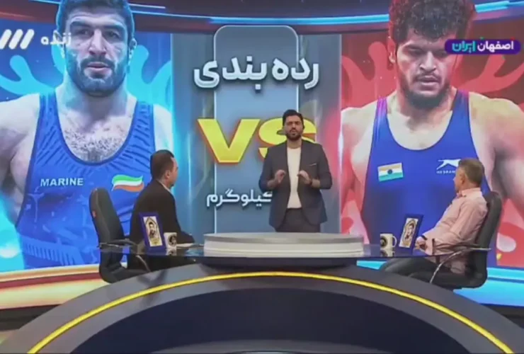 پاسخ به یک کشتی گیر آمریکایی در برابر مجری تلویزیون کامران قسمپور