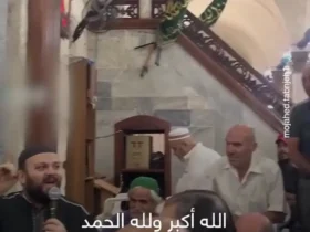 یک انگلیسی جوان به یک مسجد در نابلوس تبدیل شد
