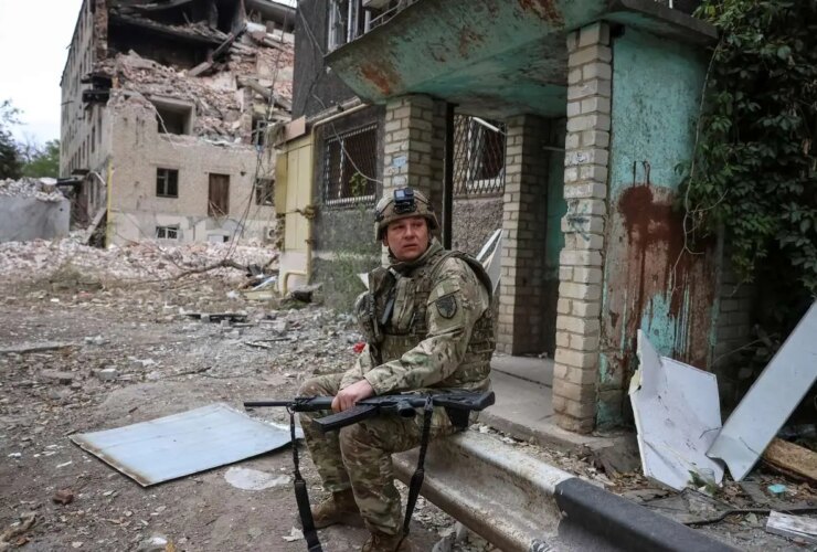 تصاویر شهرهای جبهه اوکراین پر از ترس و مقاومت 20 تصاویر شهرهای جبهه اوکراین پر از ترس و مقاومت