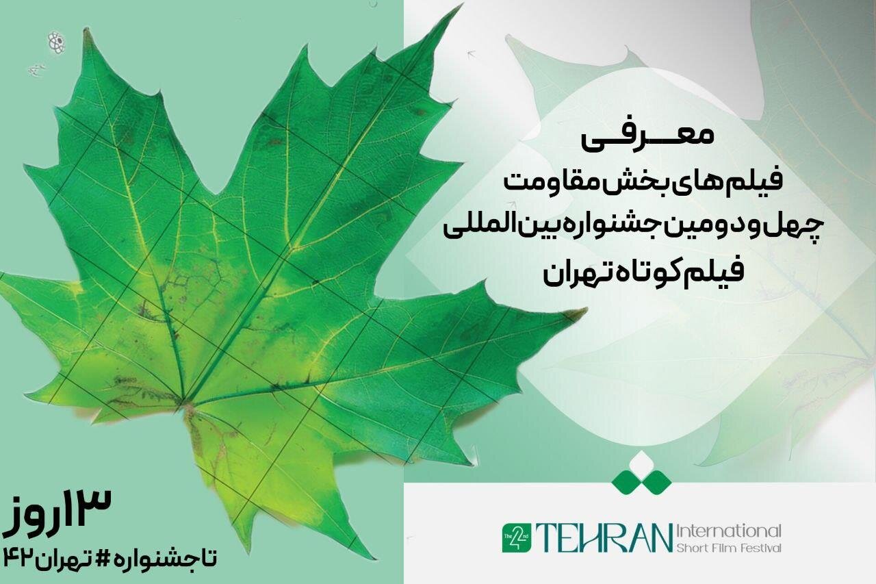 40. تهران بین المللی فیلم های کوتاه فیلم های مقاومت