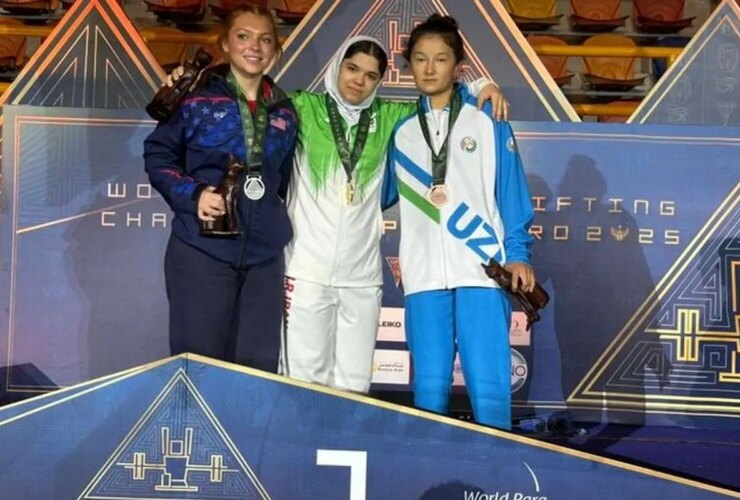 اولین طلا در تاریخ زنان ایرانی در مسابقات جهانی کسب کرد