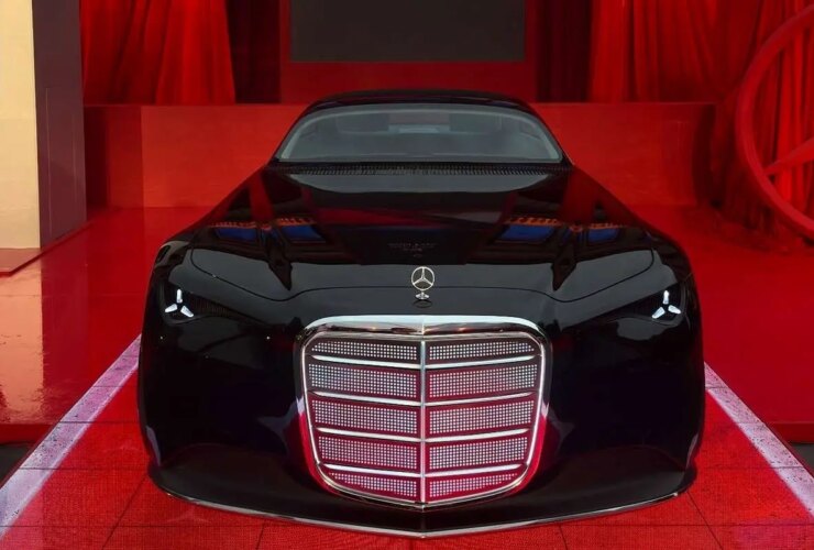 ارائه بحث برانگیزترین ماشین مرسدس بنز ، نماد بینایی