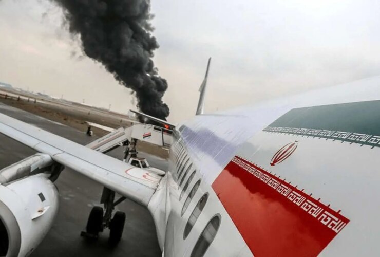 منبع دود دیده شده در فرودگاه شهرکورد چیست؟