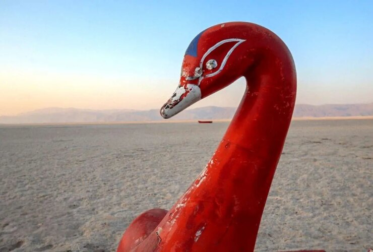 تصاویر; دریاچه مهارلو؛ سنگ معدن خشک شده استان فارس در انتظار بارندگی است