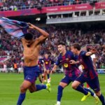 بارسلونا 2-1 خیرونا; رستگاری با گل آراوخو در 90+3