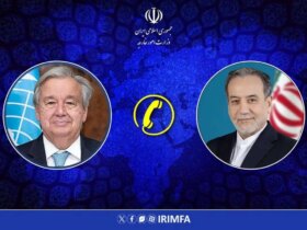 گفتگوی تلفنی وزیر امور خارجه با دبیرکل سازمان ملل متحد
