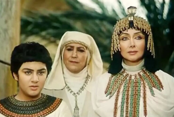 زلیخا در مراسم قدردانی از سریال یوسف پیامبر 17 سال پیش
