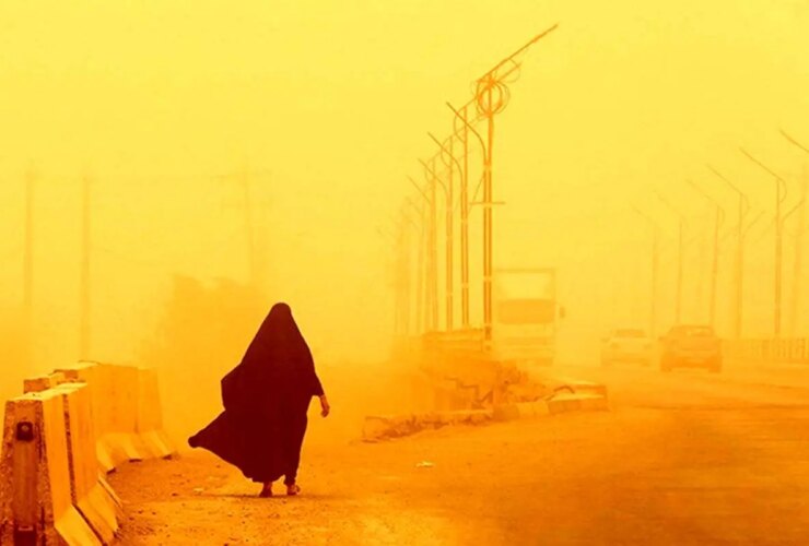 شاخص آلودگی هوای خوزستان به هشدار رسید/ آلاینده ها کمتر از 2.5 میکرون