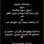 پژمان جمشیدی هنوز آزاد نشده است/ آزادی او همچنان در حال رصد است + ماجرای مامک جمشیدی