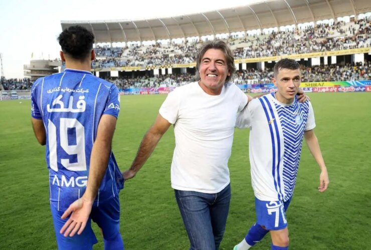 تصاویر; ساپینتو شادترین استقلالی شیراز!