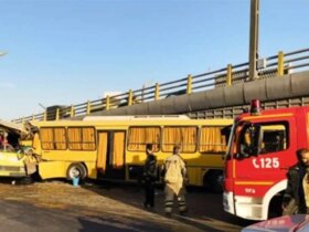 جزئیات جدید تصادف شدید 2 اتوبوس در جاده اختصاصی کرج 8 جزئیات جدید تصادف شدید 2 اتوبوس در جاده اختصاصی کرج