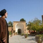 تصاویر; بازدید سید محمد خاتمی از باغ تاریخی دولت آباد یزد